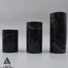 ست شمعدان سنگی مدل وارمر - سنگ تری دی بلک