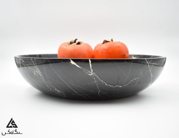 ظرف پذیرایی سنگی - سنگ تری دی بلک