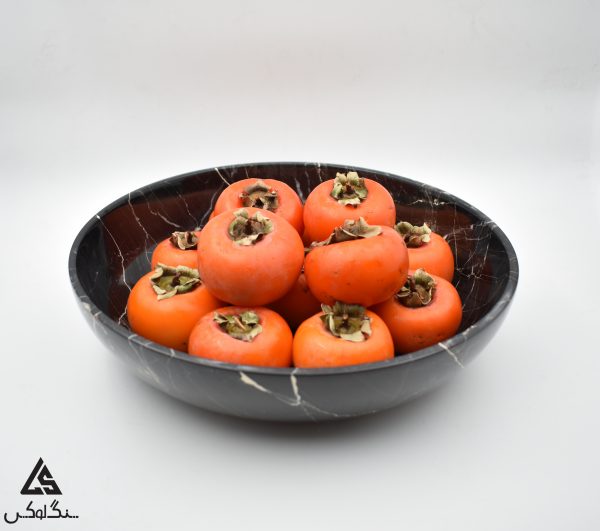 ظرف پذیرایی سنگی - سنگ تری دی بلک
