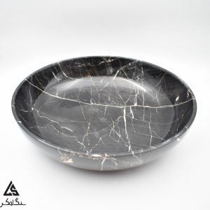 ظرف پذیرایی سنگی - سنگ تری دی بلک