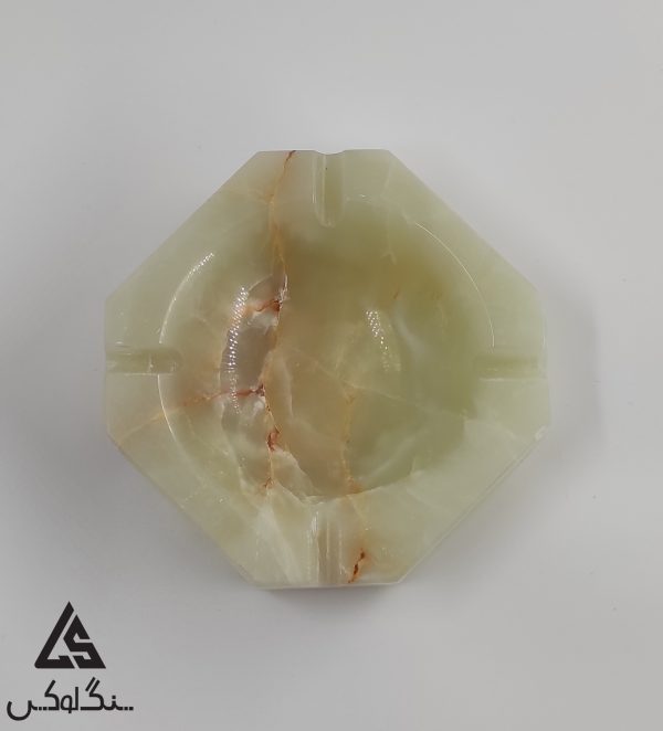 زیر سیگاری سنگی - سنگ مرمر سبز
