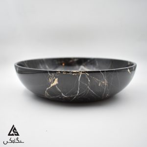 ظرف پذیرایی سنگی - سنگ تری دی بلک