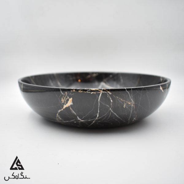 ظرف پذیرایی سنگی - سنگ تری دی بلک