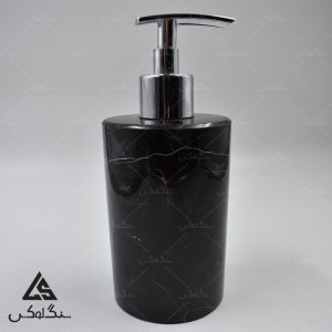 مخزن مایع دستشویی سنگی - سنگ تری دی بلک