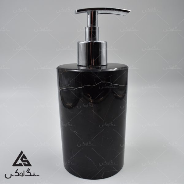 مخزن مایع دستشویی سنگی - سنگ تری دی بلک