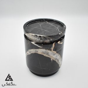 ظرف ادویه سنگی - سنگ تری دی بلک